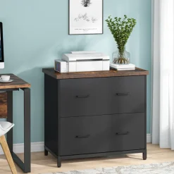 Store Tribesigns 2 - Drawer File Cabinet, Lateral Filing Cabinet Printer Stand