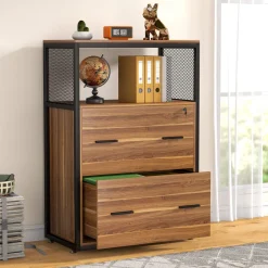 Discount Tribesigns 2 - Drawer File Cabinet, Letter/Legal / A4 Size Filing Cabinet with Lock