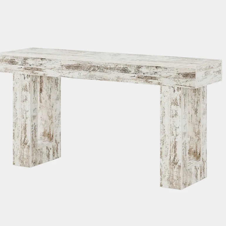 Hot Tribesigns 63 - Inch Console Table, Farmhouse Wooden Sofa Table Entryway Table