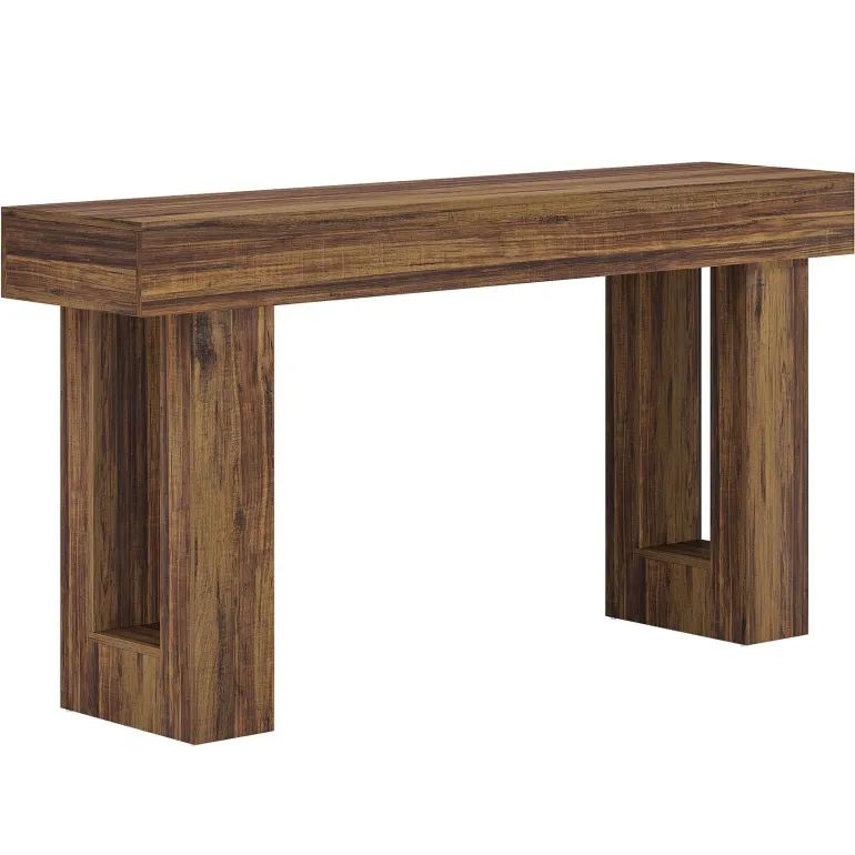 Hot Tribesigns 63 - Inch Console Table, Farmhouse Wooden Sofa Table Entryway Table