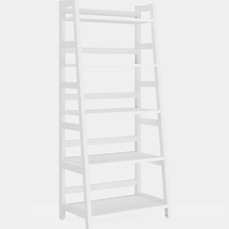 Best Sale Tribesigns 5 - Tier Bookshelf, Ladder Bookcase Etagere Storage Shelf