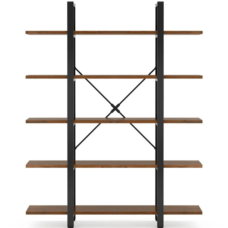 Flash Sale Tribesigns 5 - Tier Bookshelf, Open Etagere Bookcase Storage Display Rack