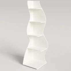 Best Sale Tribesigns 5 - Tier Corner Shelf, Modern Wall Corner Bookshelf Bookcase
