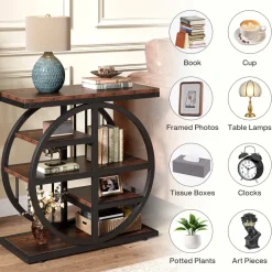 Shop Tribesigns 5 - tier End Table, Side Table Accent Table With 5 Shelves