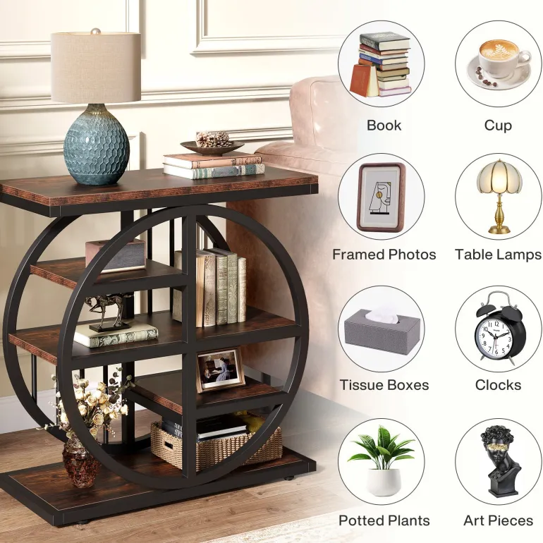Shop Tribesigns 5 - tier End Table, Side Table Accent Table With 5 Shelves