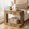 Shop Tribesigns 2 - Tier End Table, Small Sofa Side Table With Open Storage Shelf