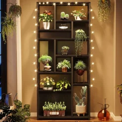 Best Sale Tribesigns 8 - Tier Etagere Bookshelf, 70.9