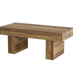 Online Tribesigns 47" Coffee Table, Farmhouse Accent Table Snack Table