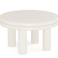 Cheap Tribesigns 31.5" Coffee Table, Round Center Table Indoor Tea Table