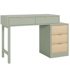 New Tribesigns 55" Computer Desk, Modern Home Office Desk Study Desk