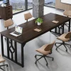 Shop Tribesigns 78.7" Conference Table, Large Meeting Room Table for 6 - 8 People with File Cabinet