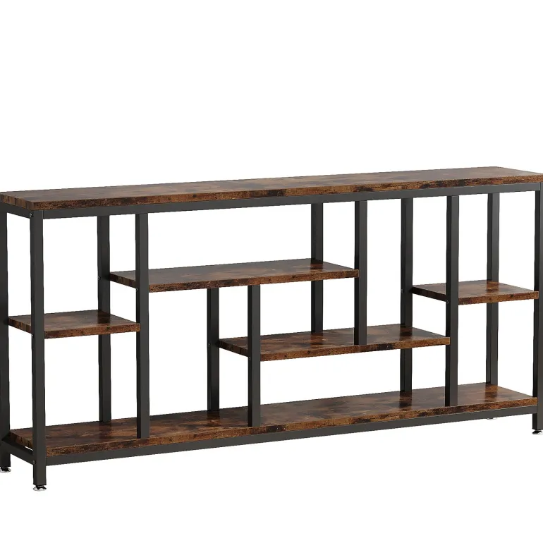 Flash Sale Tribesigns 70.9" Console Table Entryway Sofa Table with Storage Shelves