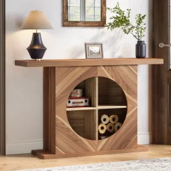 Fashion Tribesigns 47" Console Table, Farmhouse Sofa Table Foyer Table