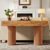 Online Tribesigns 63" Console Table, Farmhouse Sofa Table Entryway Table