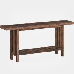 Best Sale Tribesigns 66.9" Console Table, Farmhouse Entryway Table Sofa Table Behind Couch