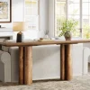 New Tribesigns 70.8" Console Table, Long Sofa Table Hallway Foyer Table