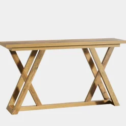 Sale Tribesigns 59" Console Table, Sofa Table Cottage Entry Table with X - Shaped Frame