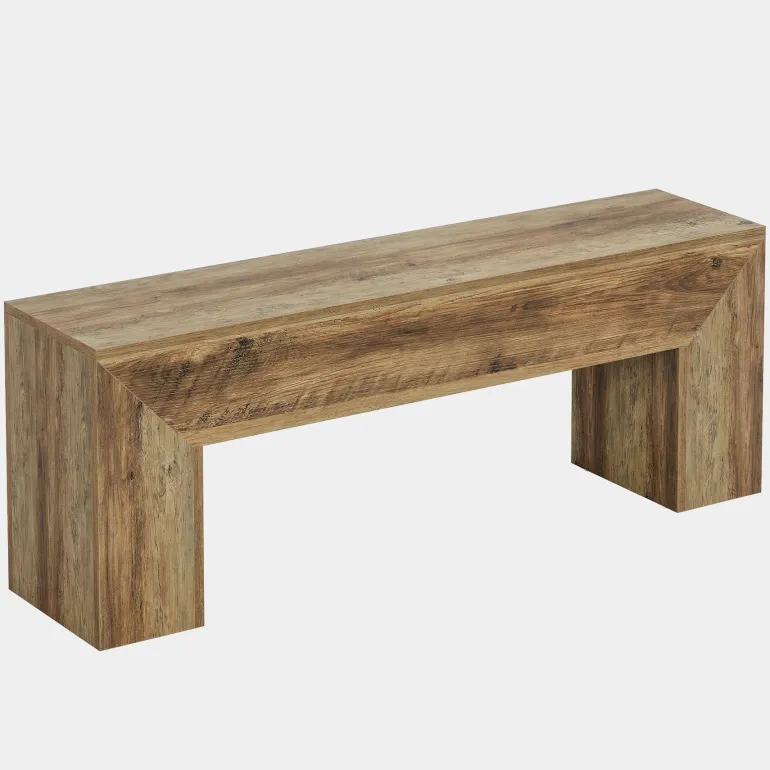 Outlet Tribesigns 47" Dining Bench, Farmhouse Entryway Bench End of Bed Bench