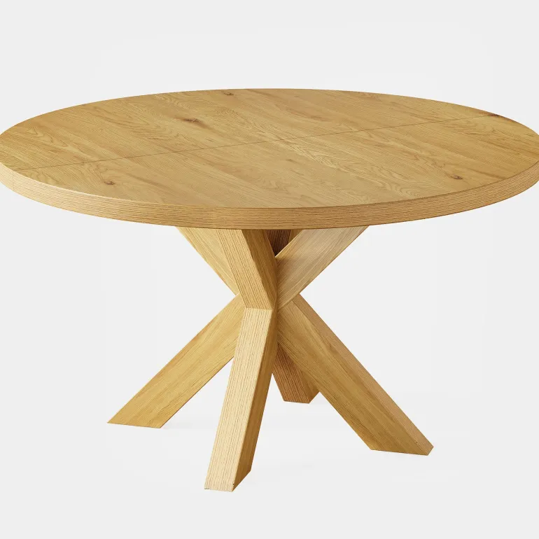 Cheap Tribesigns 47" Dining Table, Farmhouse Kitchen Table With Crossed Legs For 4 - 6