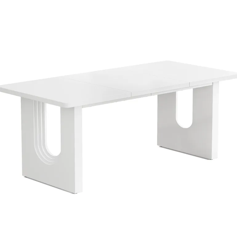 Best Sale Tribesigns 71" Dining Table for 6 to 8 People, Modern Wood Kitchen Dinner Table