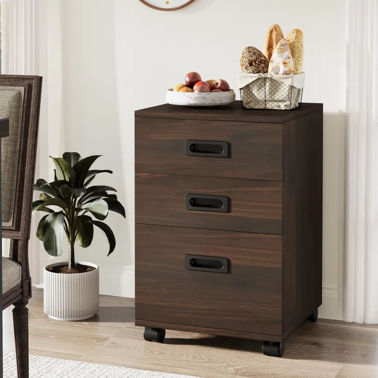 Clearance Tribesigns 78" Dining Table, Kitchen Table with Sideboard Cabinet for 6 to 8