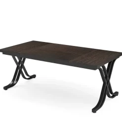 Shop Tribesigns 63" Dining Table, Large Wood Kitchen Table for 4 - 6 People