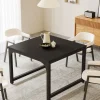 Cheap Tribesigns 41" Dining Table, Square Kitchen Dinner Table for 4 Person