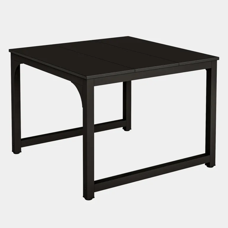 Cheap Tribesigns 41" Dining Table, Square Kitchen Dinner Table for 4 Person