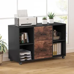Fashion Tribesigns 2 Drawer File Cabinet, Large Mobile Filing Cabinet for Letter Size