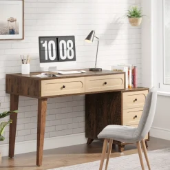 Cheap Tribesigns 5 Drawers Computer Desk, 51