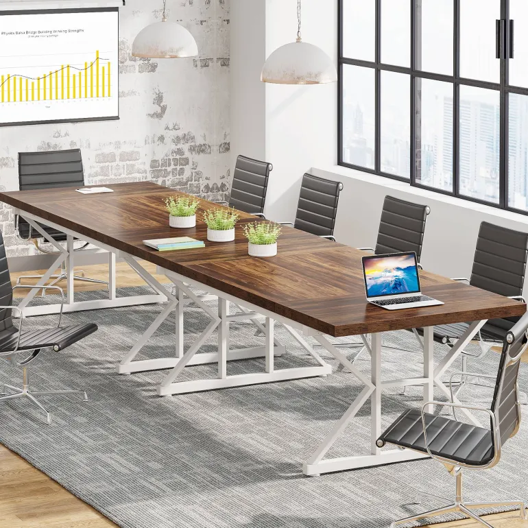 Store Tribesigns 70.8" Executive Desk, Large Computer Office Desk Workstation