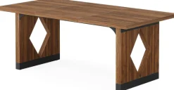 Cheap Tribesigns 63" Executive Desk, Modern Computer Desk Home Office Desk