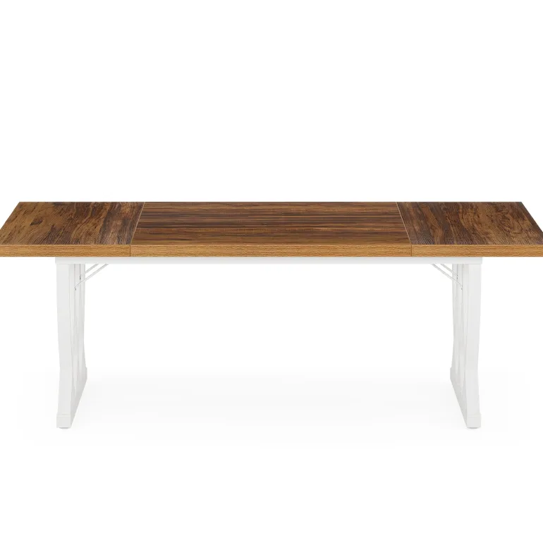 Cheap Tribesigns 70.8" Executive Desk, Retro Office Desk Computer Desk