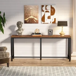 New Tribesigns 70.9 Inch Console Table, Skinny Long Entryway Table Sofa Table