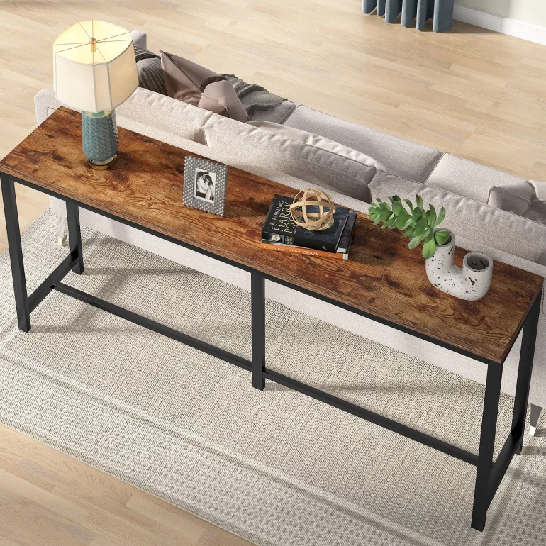 New Tribesigns 70.9 Inch Console Table, Skinny Long Entryway Table Sofa Table