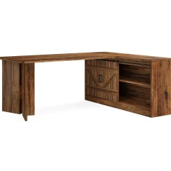 Cheap Tribesigns 70.9" L Shaped Executive Desk, Large Office Computer Desk with Storage Cabinet