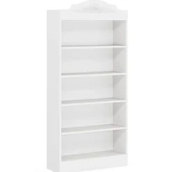 Best Sale Tribesigns 72" Modern Bookshelf, Freestanding Etagere Bookcase with Storage Shelves