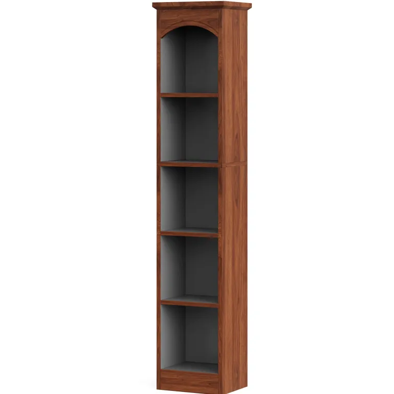 New Tribesigns 70.9" Narrow Bookcase, 5-Tier Cube Bookshelf Display Rack with Storage