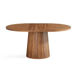 New Tribesigns 55" Oval Meeting Table, Wood Conference Table For 6 People