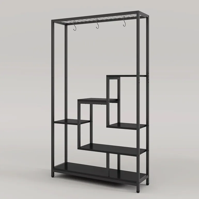 Flash Sale Tribesigns 70.9" Plant Stand, Large Flower Bonsai Shelf with 6 S Hanging Hooks