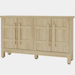 Flash Sale Tribesigns 55" Sideboard Buffet, Farmhouse Sideboard Cabinet Credenzas with Storage