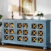 Best Tribesigns 55" Sideboard Buffet, Farmhouse 3 - Doors Buffet Cabinet Credenza