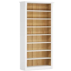 Fashion Tribesigns 70.9" Tall Bookcase, Modern 8-Tier Bookshelf Freestanding Display Shelf