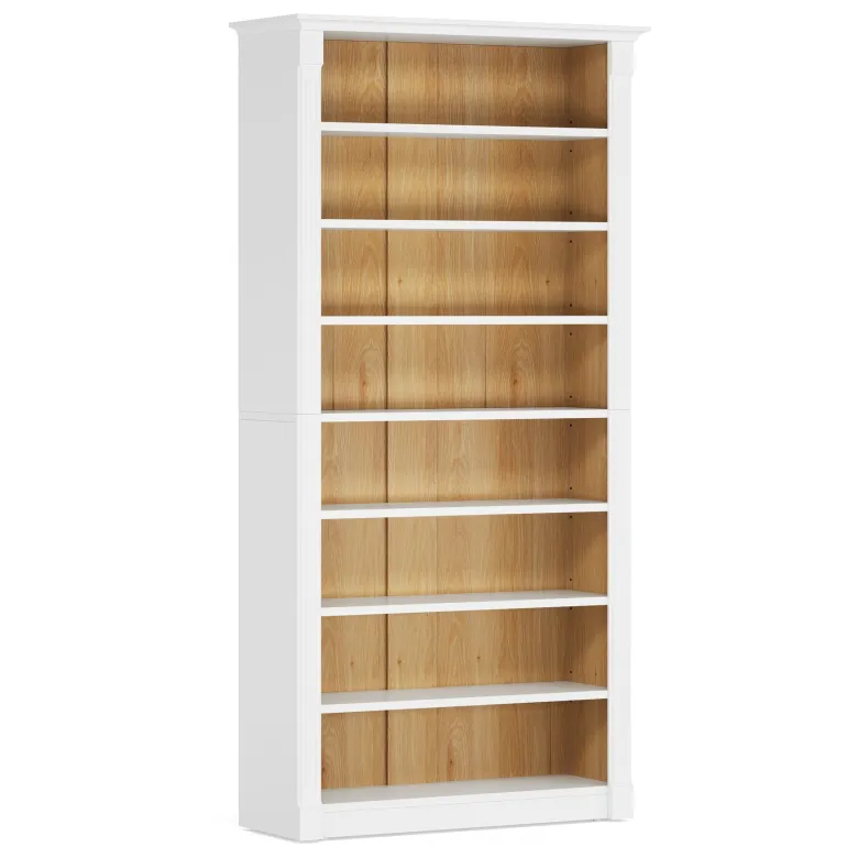 Fashion Tribesigns 70.9" Tall Bookcase, Modern 8-Tier Bookshelf Freestanding Display Shelf