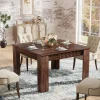 Flash Sale Tribesigns 43" Wood Dining Table, Small Square Kitchen Table for 4