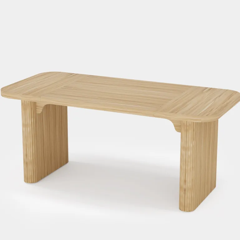 Clearance Tribesigns 62.2" Wood Executive Desk Simple Rectangular Computer Desk Writing Table