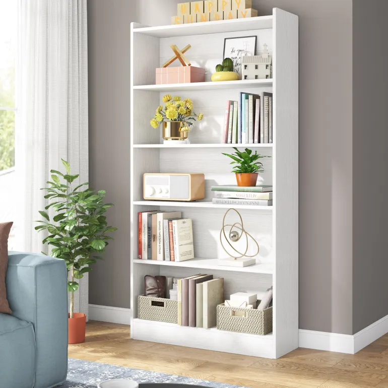 Flash Sale Tribesigns Bookcase, 72" Tall Bookshelf with 6-Tier Open Storage Shelves