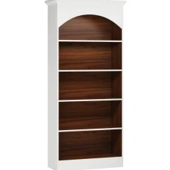 New Tribesigns Bookcase, 70.9" Tall Bookshelf with 5-Tier Storage Shelves