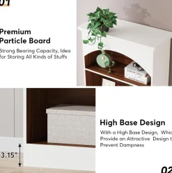New Tribesigns Bookcase, 70.9