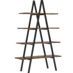 Sale Tribesigns Bookshelf, A-Shaped Bookcase 4-Tier Ladder Display Shelves